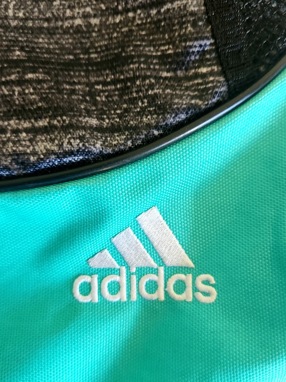 Adidas Drawstring Gym Sack in Teal & Charcoal - Picture 3 of 8